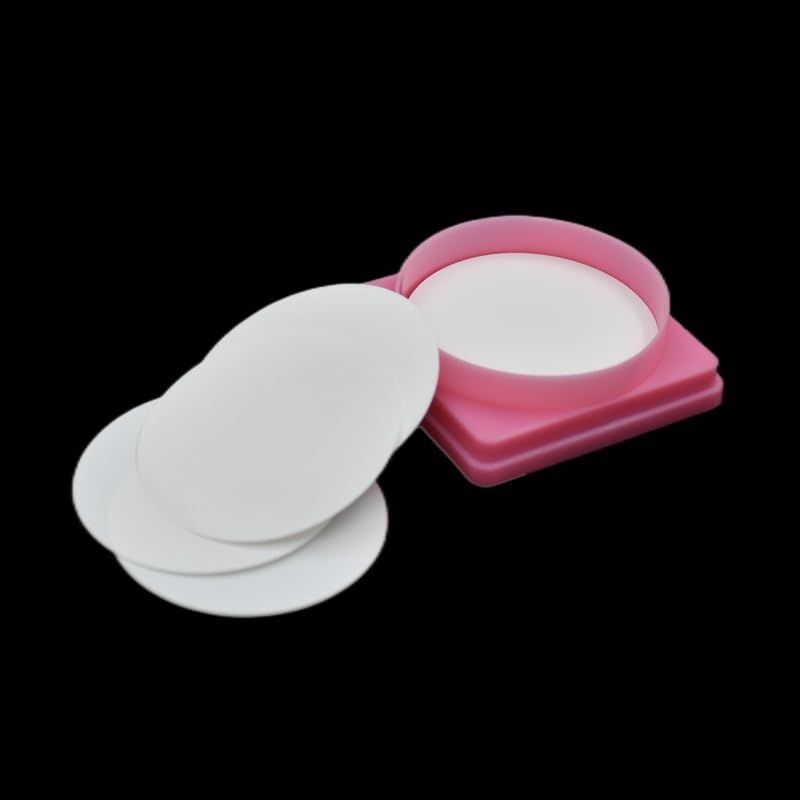 Membrana de filtro hidrofóbica de PVDF, disco microporoso for microfiltración de laboratorio | Membrana de filtro PVDF, tamaño de poro 0,22/0,45 μm, diámetros múltiples, 50 círculos(100mm 0.45um 50 Pcs)