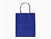12CT Medium Royal Blue Biodegradable, Food Safe Ink & Paper, Premium Quality Paper (Sturdy & Thicker), Kraft Bag with Colored Sturdy Handle (Royal Blue, Medium 12Count)
