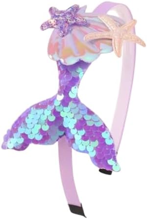 Tiara Arquinho Infantil Menina Calda Sereia Princesa F