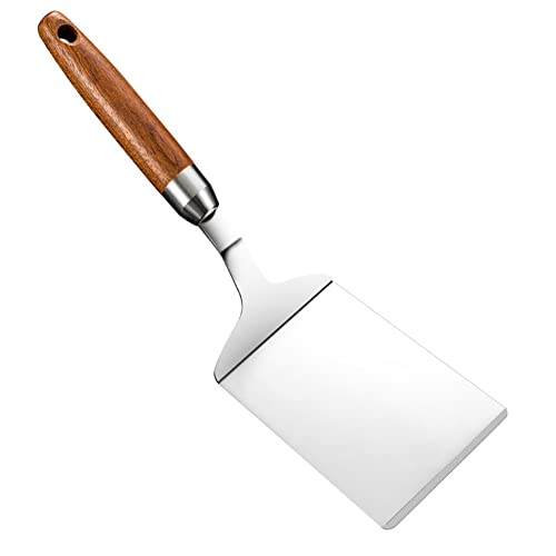 Spatule de gril,Spatule/Grattoir Professionnelle,Spatule en acier inoxydable,patule à hamburger,excellent pour barbecue et plaque de cuisson plate Cover
