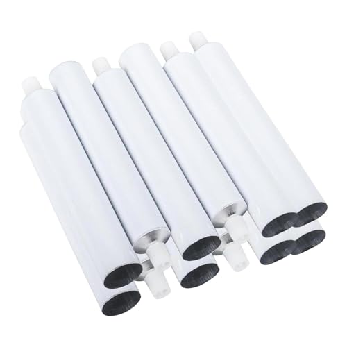 Dualoai 12 Botellas de Aluminio Vacías para Pintura, Multifuncionales, de 100 Ml Y 120 Ml, para Pintar Pinturas Acrílicas Y Al óleo.