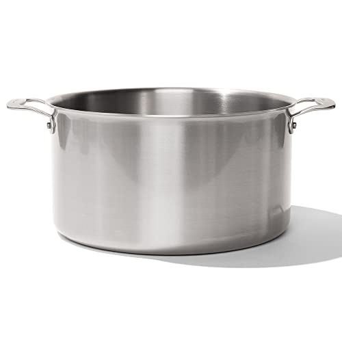 Made In Cookware - 12 Quart Stainless Steel Stock Pot With Lid - 5 Ply Stainless Clad - Professional Cookware - Made In Italy - Induction Compatible #TOP6