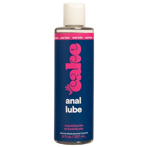 Hello Cake Anal Lube - Silicone-Based Personal Lubricant - Silky Smooth, Ultra Slippery, Long-Lasting, Non-Sticky, Comfort Glide for Men, Women, and Couples, 8 fl oz