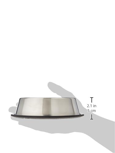 Les Filous Anti-Skid Bowl Dog Dish 710ml - Durable Stainless Steel, Non Slip Design, Versatile for Dogs and Cats, Generous Capacity, Easy to Clean