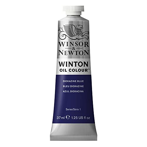 Winsor &Amp; Newton Winton - Tubo De Pintura Al Óleo, 37 Ml, Azul (Azul Dioxacina)
