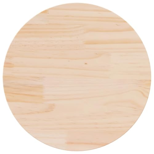 vidaXL Superficie de Mesa Repuesto de Comedor Cocina Jardín Patio Encimera Restaurante Cafeterías Hoteles Madera Maciza de Pino Ø50x2,5 cm