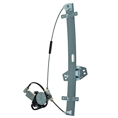 Image of TRQ Front Passenger Side Power Window Motor and Regulator Assembly Power Compatible with 2003-2006 Acura MDX