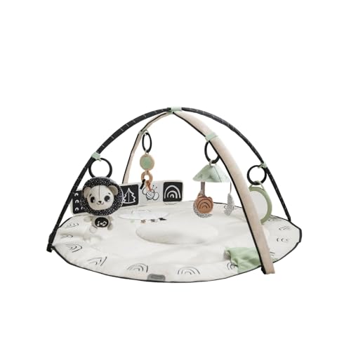 Tiny Love Classic Gymini, Tapis d’éveil musical 2-en-1 pour bébé, dès la naissance, gym pour bébé, 20 activités, jouet musical interactif, arches...