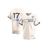 [XinShang] 大谷 翔平 ユニフォーム 背番号17 ドジャース シティー 野球服 ジャージ 応援 記念 おしゃれ スポーツ メンズ レディース 男女兼用 MLB 非公式 (XXXL)