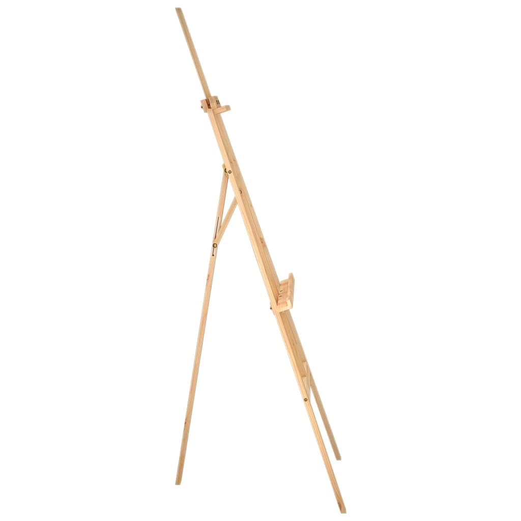 Sztaluga z litego drewna sosnowego, trójnożny stojak do malowania płótna do 107 cm, sztaluga artystyczna z regulacją wysokości, do ateliera, szkoły i hobby