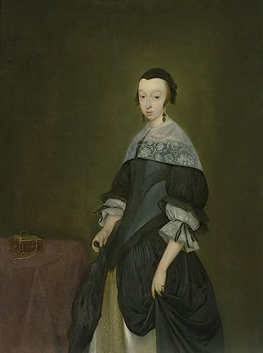 Gerard Ter Borch Moderne Art Murale : Une Toile Graffiti Inspirante pour Votre Intérieur