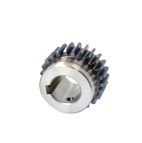 Bevel Gear Pinion Hardware Mechanical 1pcs 1.5M 20T-50T Bore 18mm (Keyway 6mm) Spur Gear Model 1.5 Motor Gear with Step Keyway OD 33-93mm Carbon Steel(35 Teeth)