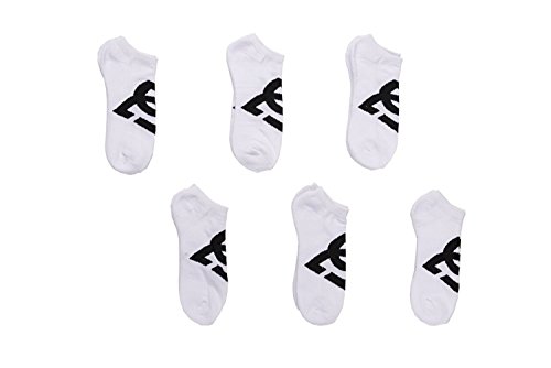DC 6-Pack Men's Sport No Show Socks 10-13 Size (White)2