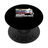 Mountainbike Slowenien MTB Biker Radfahren Damen PopSockets mit austauschbarem PopGrip