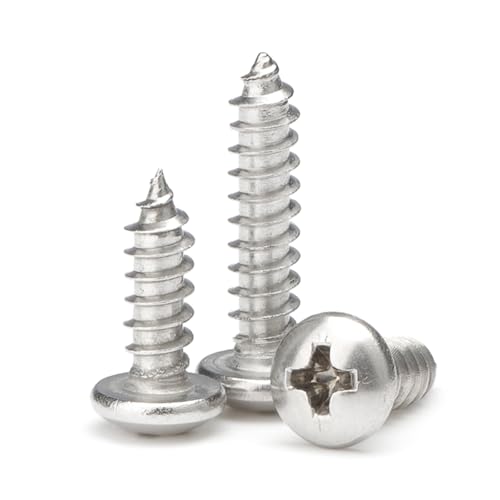 Tornillos autorroscantes 100pcs M2.5 M2.6 acero 304 miniatura 1