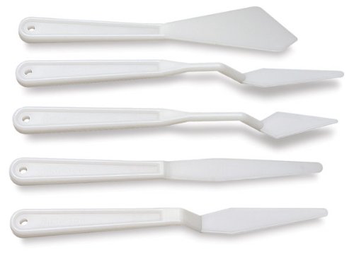 Isomars Plastic Painting Knife - Set of 5