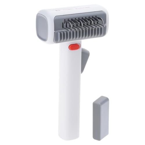 Cepillo para mascotas con dientes de acero inoxidable para desenredar pelos de perros