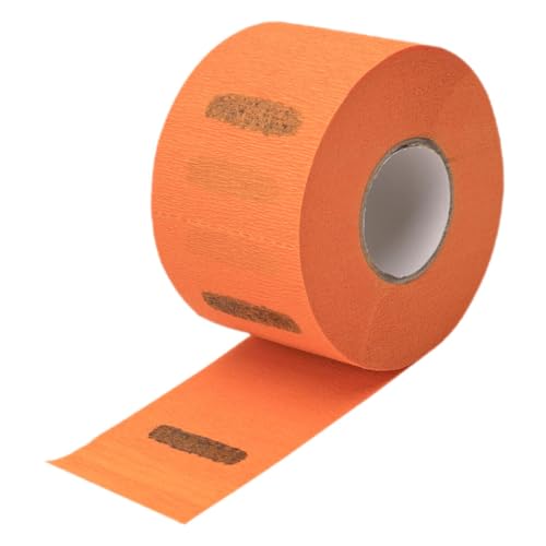 PACKOVE 使い捨てネックペーパー 防染膏対応理容店専用 衛生的な紙製首巻き 髪の染み防止 快適なヘアカット用ストリップ