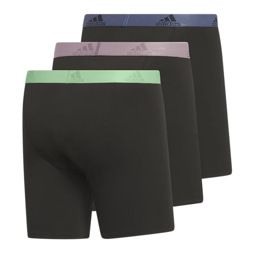 Image of Adidas Men's Boxer Shorts (Pack of 3) Boxer Brief Cyclist Underwear (Size S - 3XL) - Comfortable Underwear Men