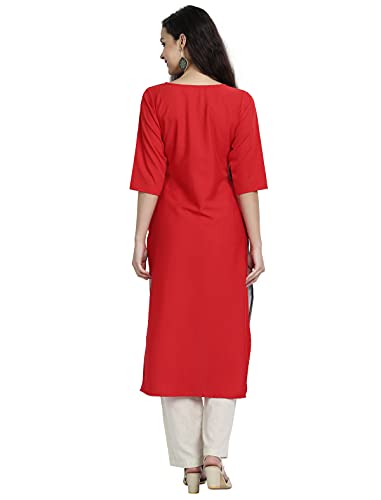 Image of Women's Crepe Regular Kurta