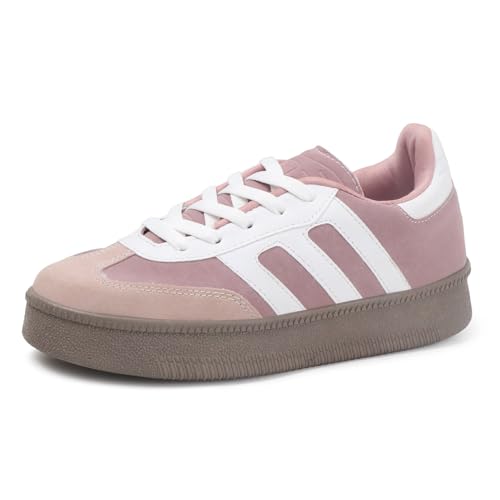 Image of Vendoz Women Sneaker | Cushioned Insole for Comfort | Stylish Lace-Up Design | Lightweigh & Perfect for Casual Outfit for Girls CNV7030