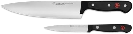 WÜSTHOF Gourmet 2-Piece Chef's Knife Set,Black