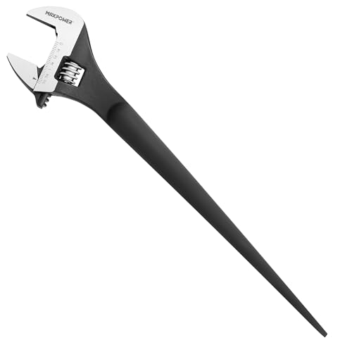Image of MAXPOWER 16 inch Spud Wrench, Max Jaw Opening 1-9 /16 inch | Continuous-tapered Handle for Alignment