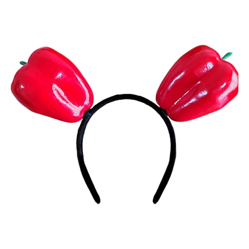 jdstty Diadema realista de resina creativa con temática de frutas y verduras para fiestas y atuendos diarios, accesorios de celebración de cumpleaños