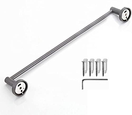 Support de serviette moderne argent CRODY pour installation murale