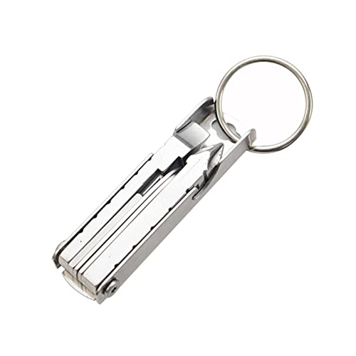 Herramienta De Bolsillo Multi-Destornillador - Juego De Herramientas De Mano, Colección De Destornillador Plegable | Abrebotellas De Acero Inoxidable, Lima De Uñas Multiherramientas, Herramientas
