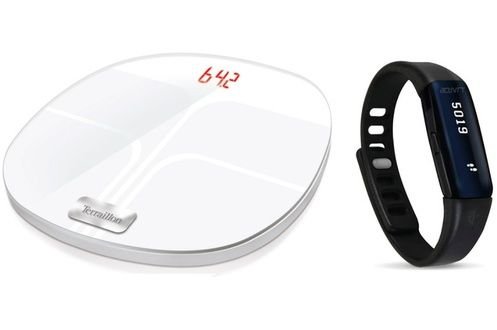 Impédancemètre Connecté 160kg/100g + Bracelet - FITNESS PACK