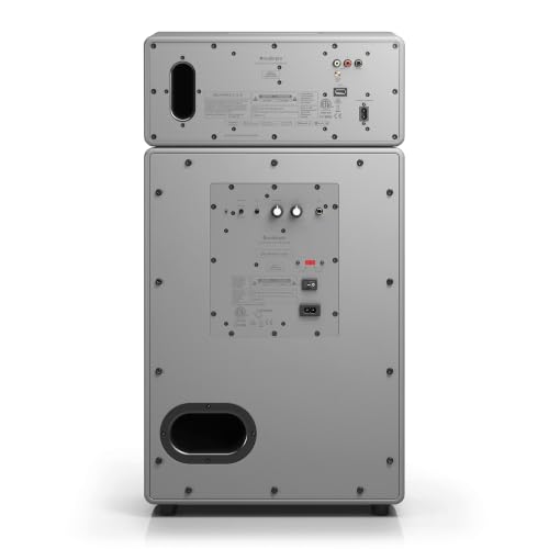 Image of Audio Pro Drumfire II W - 300W WiFi and Bluetooth Speaker, Multiroom, AirPlay 2, Google Cast, Spotify Connect - Grey