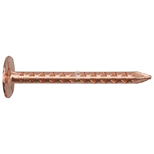 Preisvergleich Produktbild Dachpappstifte DIN 1160 2,8 x 35 mm Kupfer 1 kg