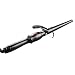 MHD Professional Curling Iron Tapered 25mm to 19mm Diameter Ceramic Curling Iron with Rotation Thread,Black