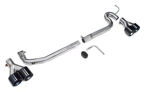 Tuyau d'échappement pour BMW F10 M5 en inox look quadruple sortie argentée