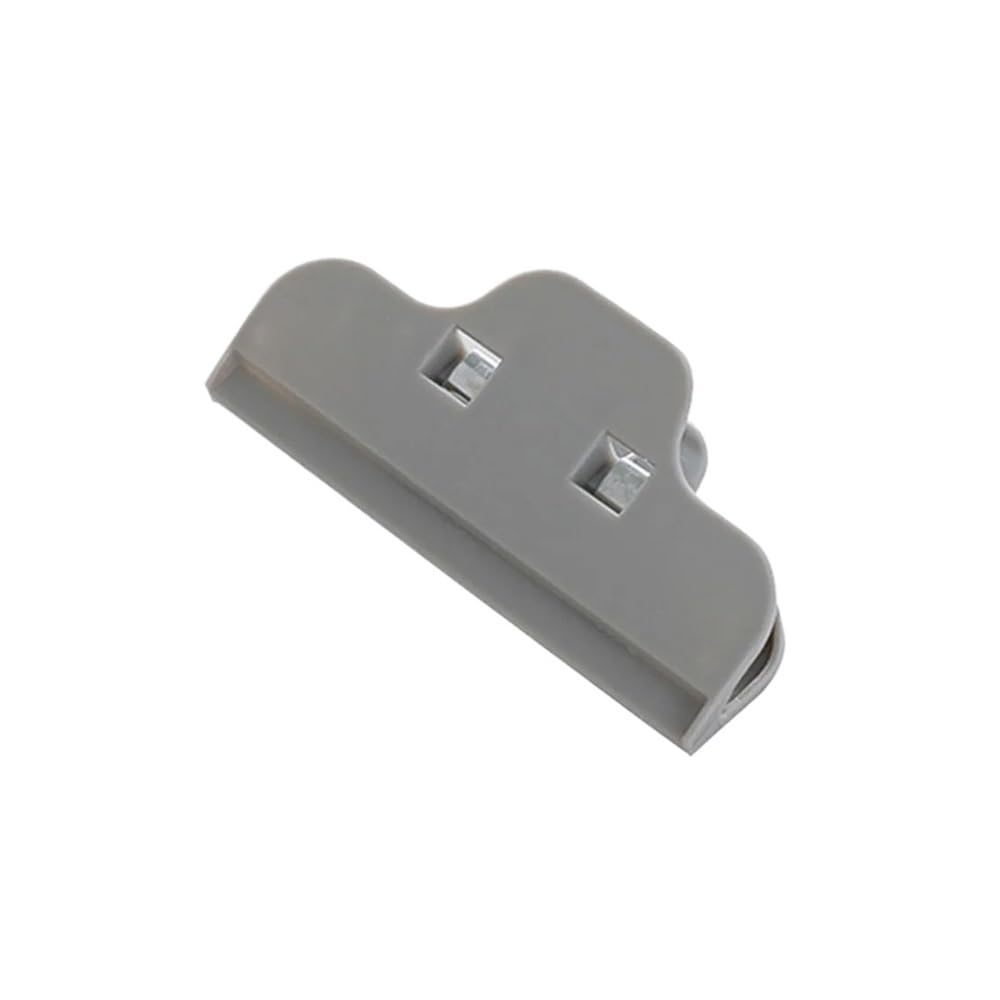 Kitchen Storage Food Bag Sealer Clips, Plastic Snack Seal Clamp Accessories(Gray-5pcs)