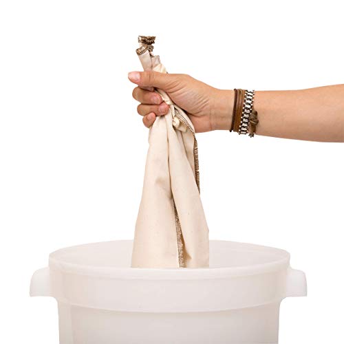 Coffeesock Commercial 5 Gallon - The Original Reusable Coffee Filter- Gots Certified Organic Cotton Reusable Coffee Filters (2/Pk) #TOP2