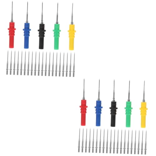ULTECHNOVO 2 Sets Automotive Repair Wire Piercing Test Probe Insulated Multimeter Probes for Non Destructive Electrical Diagnostics Efficient Durable Tools for Mechanics