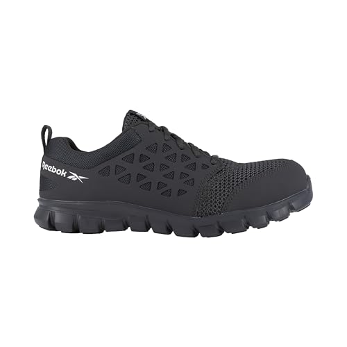 Image of Reebok Men's Rb4041 Sublite Cushion Safety Toe Athletic Work Shoe Black