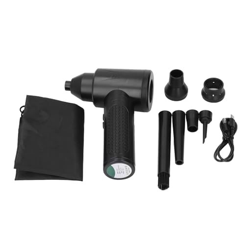 Souffleur d'air sans fil 55000 tr/min avec batterie 6000mAh et 10 buses en ABS pour pc