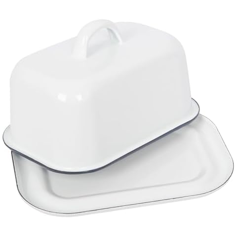 Beurrier en émail Argon Tableware Cover