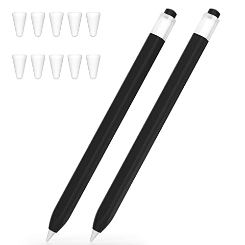 JOOSKO 2pbN Apple Pencil1P[XΉ Apple PencilObvP[X NVbNfUC \tgŌyʂȃVRyVveN^[ M`bvJo[10{(ubNAubN)