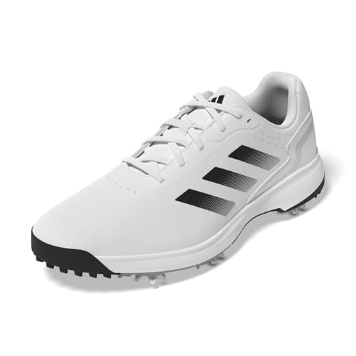 adidas Men's Traxion Response Golf Shoes, FTWR White/core Black/Silver met., 10 UK