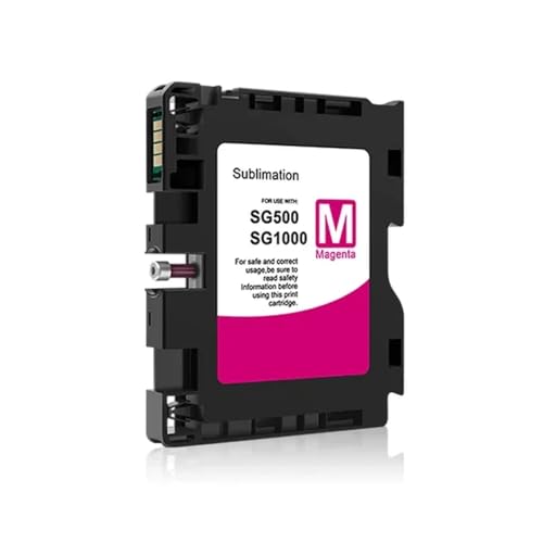 Cartuccia dinchiostro compatibile per la stampa a sublimazione per stampante SG500 SG1000 con chipMagenta