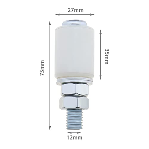 ECSiNG 4Pcs Nylon Roller Sliding Door Roller Sliding Barn Door Floor Guide Roller Door Accessories for Sliding Doors Electric Doors Garage 27x35mm - Image 4