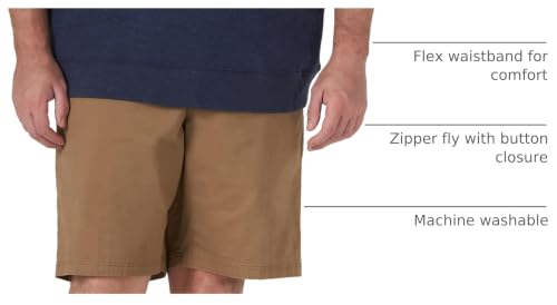 Lee Men's Extreme Motion Flat Front Short, Original Khaki, 29 - image 3