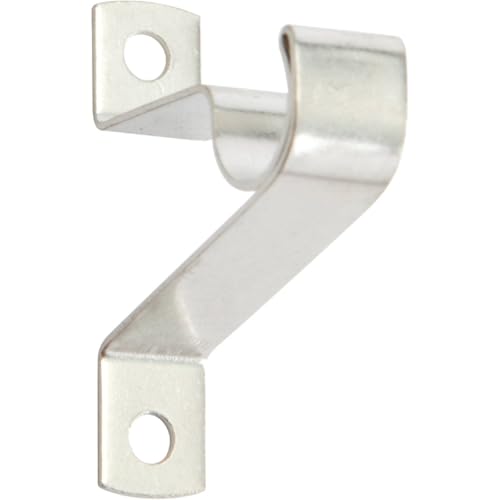 Kenney Silver 7/16 In. Cafe Rod Bracket (2-Pack) - 1 Each