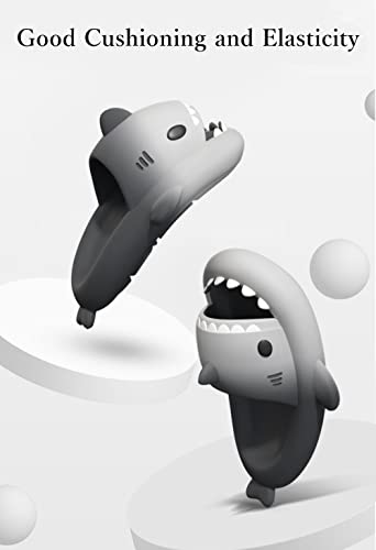 Cute Gradation Shark Slippers Beach Shoes 4CM Thick Soft Sole Summer Shark Slides for Women and Men EVA Non-Slip Bathroom Slippers Sandals indoor and Outdoor4