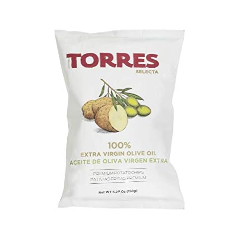 Torres Extra Virgin Olive Oil Potato Crisps, 150g Cover