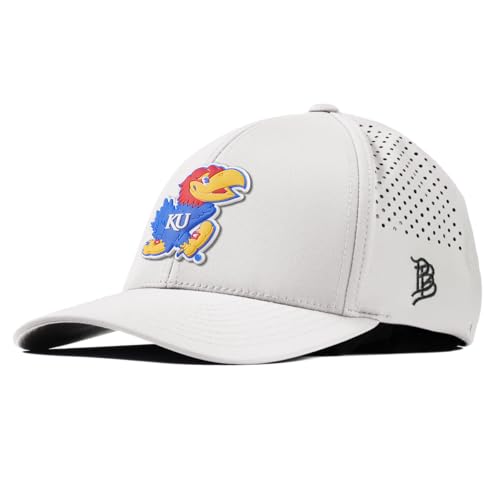 Gorra Curva Oficial Kansas Jayhawks Blanca miniatura 1